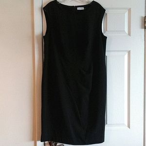 Calvin Klein Classic Sleeveless Black Dress